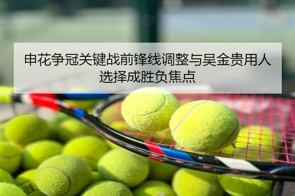 申花争冠关键战前锋线调整与吴金贵用人选择成胜负焦点